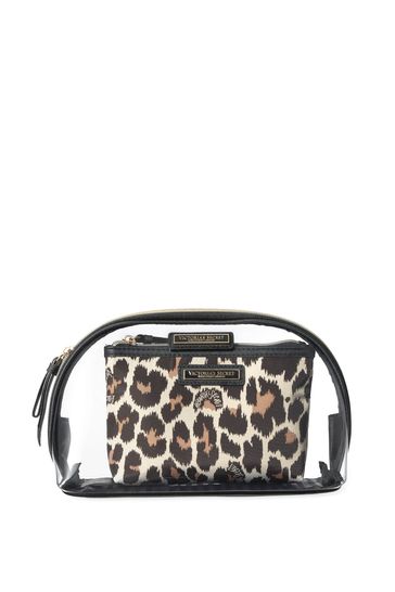 Victoria secret best sale makeup bag leopard