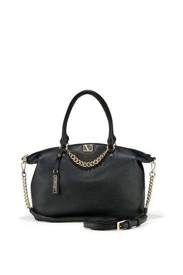 Victoria s Secret Black Lily Satchel