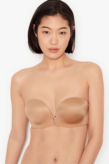 Breezies 2-Pack Seamless Underwire Bandeau Bras Cappucino/Gingr