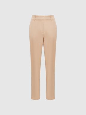 High-Rise Slim Leg Trousers