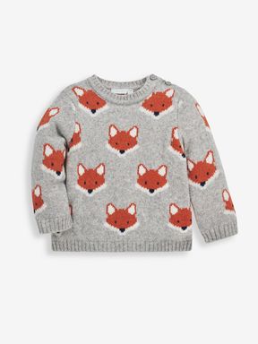 Marl Grey Fox Jumper