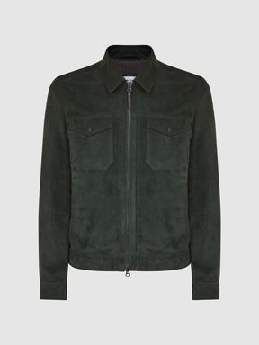 Reiss mens deals suede jacket