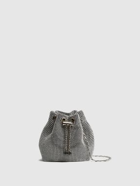 Crystal Mini Bucket Bag