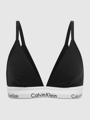 Underwear Triangle Bra in Black