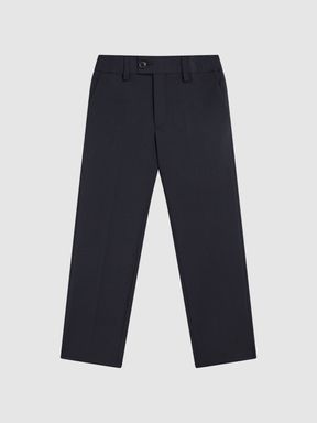 Senior Modern Fit Mixer Trousers in Navy