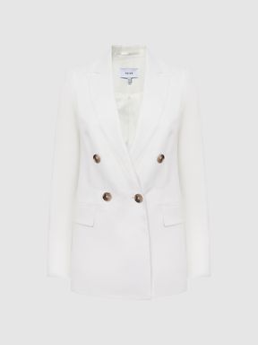 Double Breasted Linen Blazer