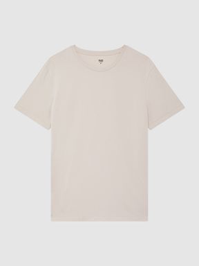 Paige Crew Neck T-Shirt in Oyster