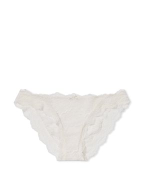 Coconut White Lace Cheeky Knickers