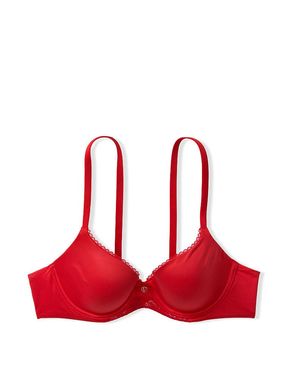 Lipstick Red Strapless Bra