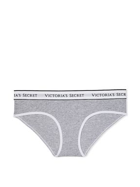 Grey Heather Hipster Logo Knickers
