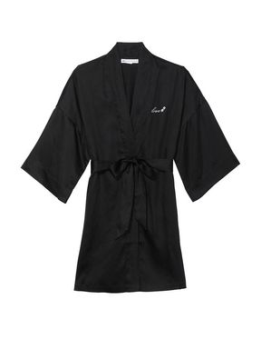 Black Cotton Robe