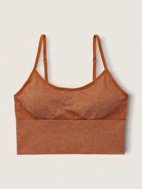 Cinnamon Spice Brown Seamless Lightly Lined Bra