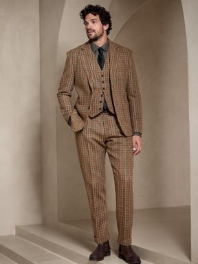 Banana Republic Brown Derby Suit Jacket