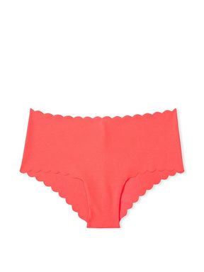 Coral Blaze Orange Cheeky No-Show Knickers