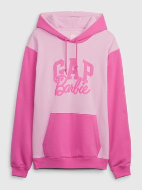 Pink Barbie Adult Arch Logo Hoodie