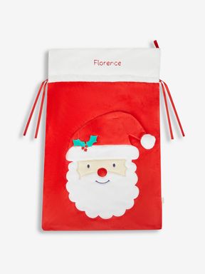 Personalised Plush Christmas Present Sack