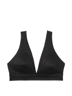 Black Unlined Soft Wireless Lounge Bra
