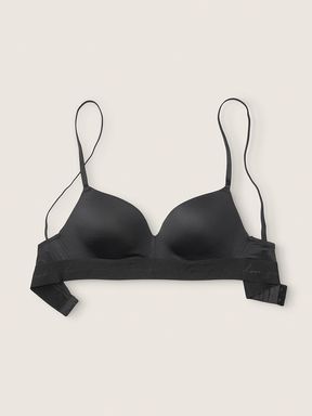 Pure Black Wear Everywhere Non Wired Push Up Bra