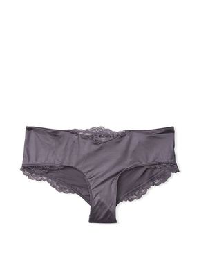 Tornado Grey Victoria's Secret Micro Laceup Cheeky Knickers