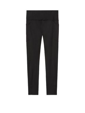 Black Cropped High Waist Legging