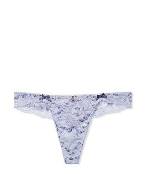Blue Ombré Lace Wrap Thong Panty
