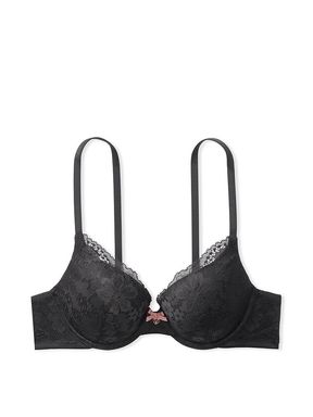 Black Lace Full Cup Push Up Bra
