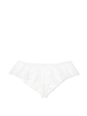 Coconut White Lace Cheeky Knickers