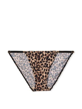 Leopard Print Brown Smooth Bikini Knickers