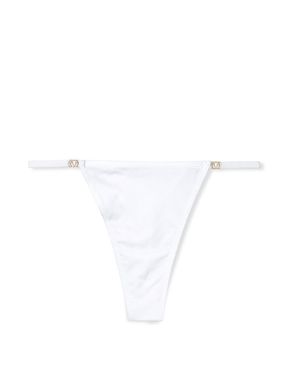 White Smooth Thong Knickers