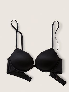 Black Smooth Super Push Up Bra
