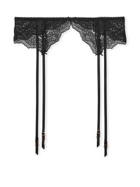 Black Lace Suspenders