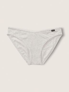 Heather Stone Grey With Graphic Cotton Bikini