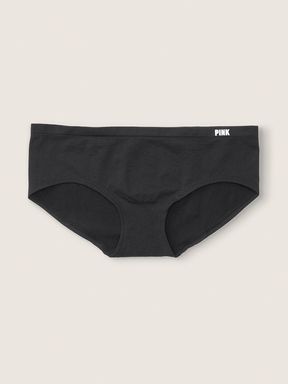 Pure Black Hipster Seamless Knickers