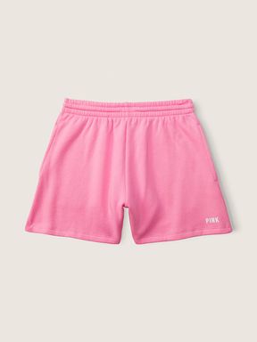 Dreamy Pink Sans Logo Fleece Short