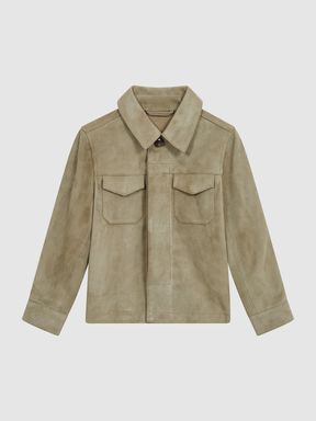 Suede Overshirt
