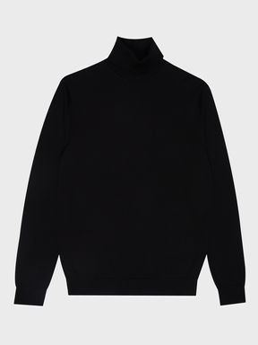 Merino Wool Roll Neck Jumper