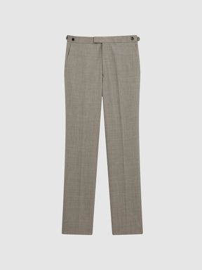 Slim Fit Textured Mixer Trousers