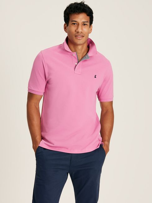 Buy Woody Mauve Classic Fit Polo Shirt from the Joules online shop