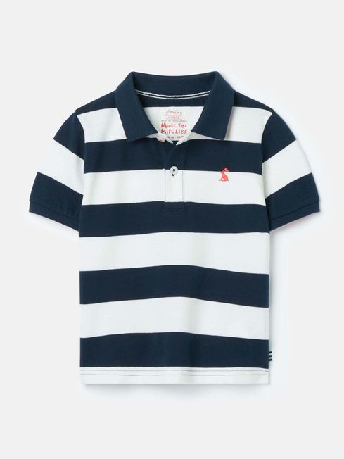 Buy Filbert Navy/White Polo Shirt from the Joules online shop