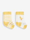 Yellow Duck 2-Pack Baby Socks