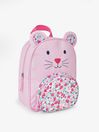 Pink Mouse Character Backpack