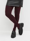 Next Berry Red Knitted Tights 1 Pack