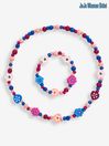 Pink/Blue Toddler Necklace Set