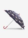 Navy Unicorn Colour Change Umbrella