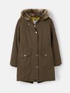 Wiltshire Green Waterproof Parka Coat With Hood