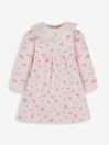Girls' Hedgerow Floral Dress With Broderie Collar