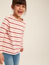 Harbour Harbour Pink Striped Long Sleeve Jersey Top