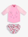 Pink Strawberry UPF 50 2-Piece Rash Vest Set