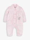 Pink Mouse Gingham All-In-One Pyjamas