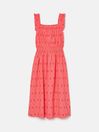 Nadia Coral Pink Broderie Sun Dress